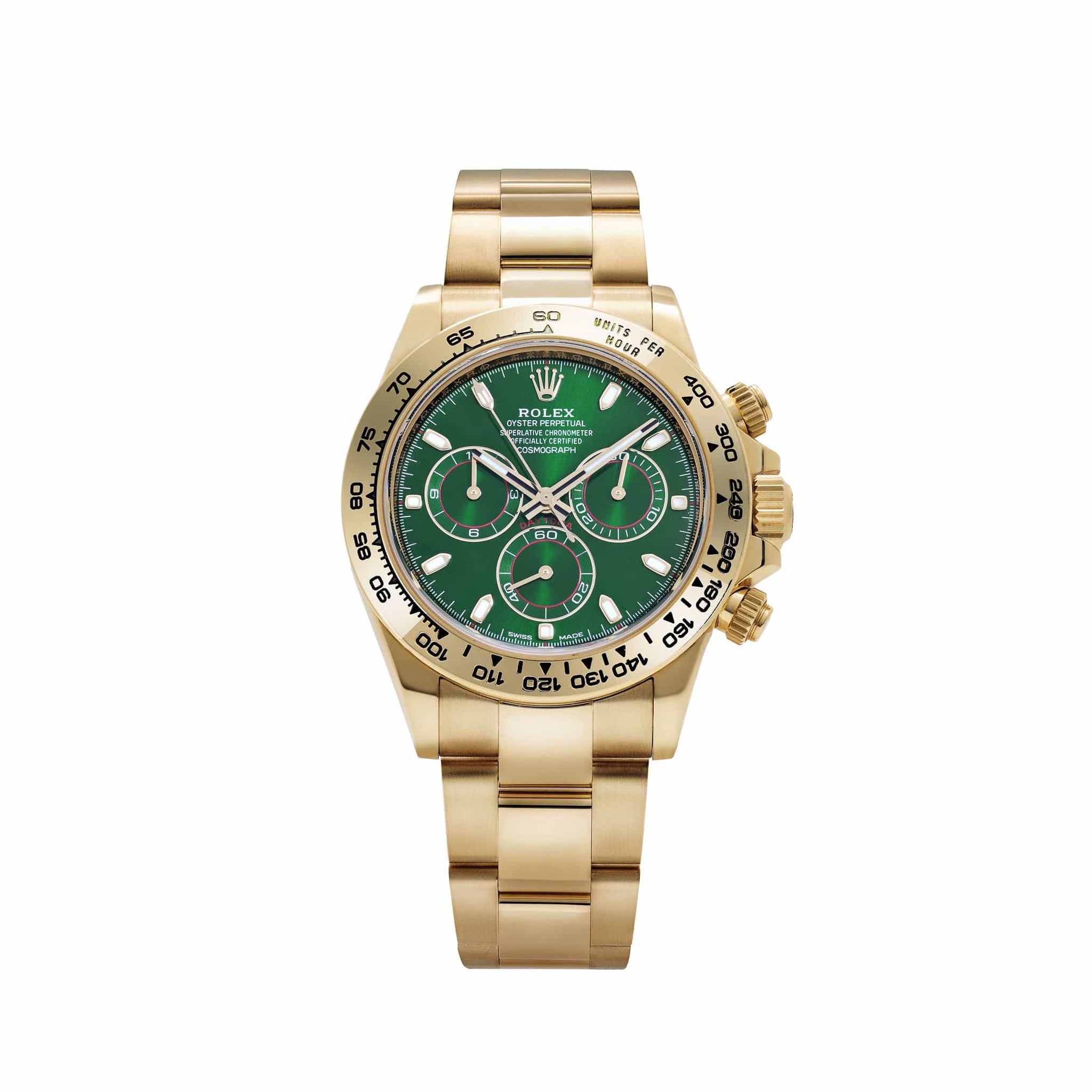 Rolex Daytona 116508 'John Mayer' Yellow Gold Green Dial (2019)