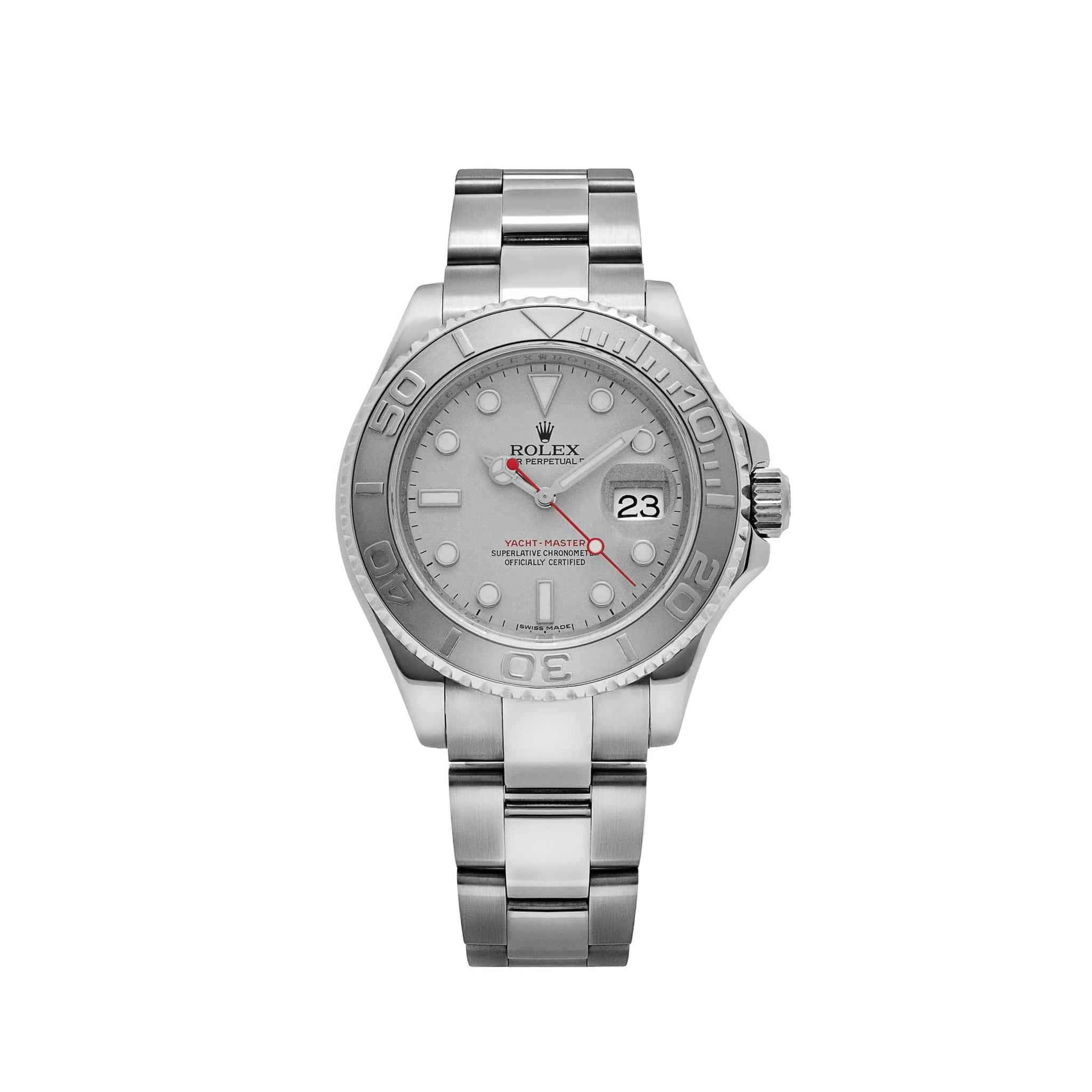 Rolex Yacht-Master 40 16622 Stainless Steel Platinum Silver Dial (2012)