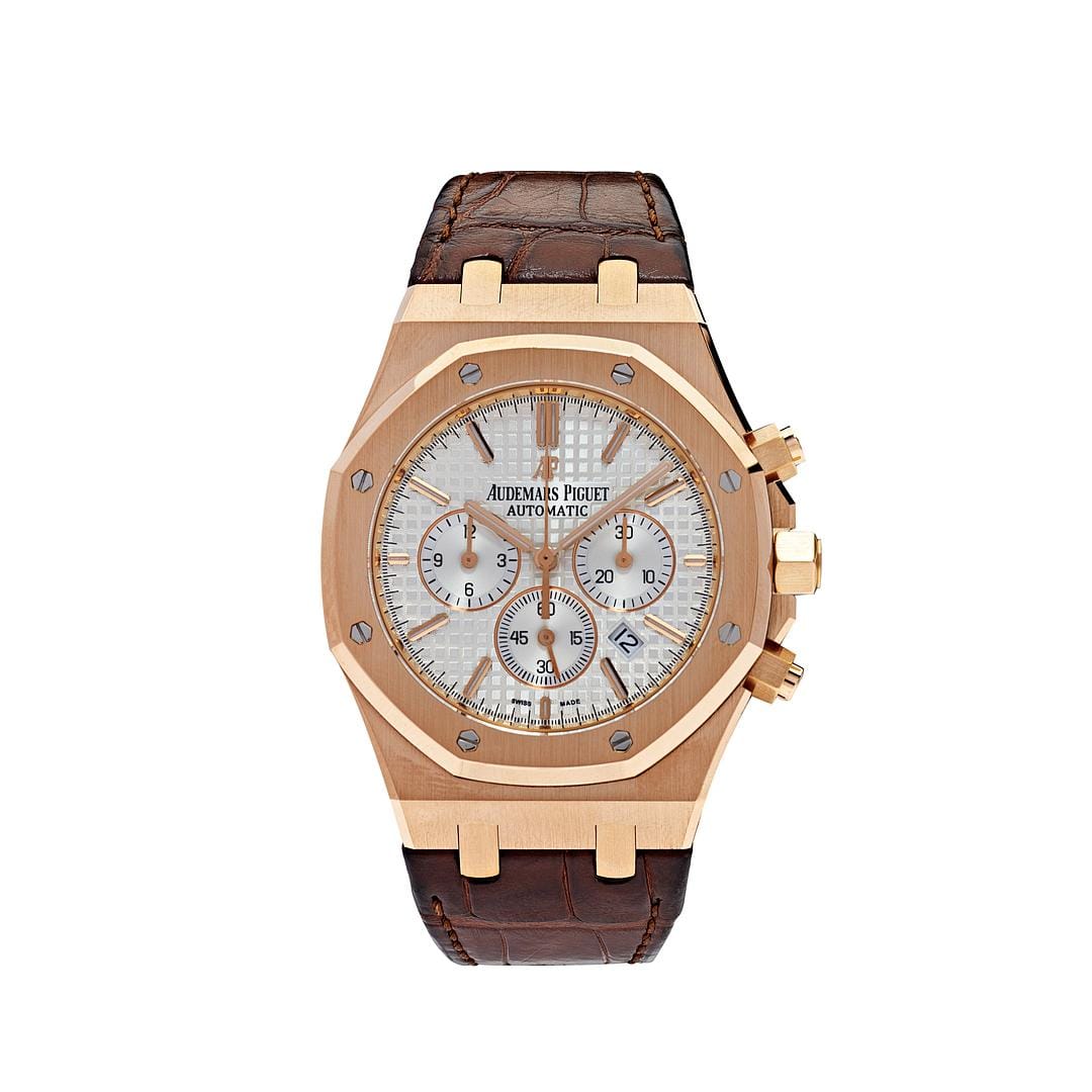 Audemars Piguet Royal Oak 26320OR.OO.D088CR.01 Chronograph Rose Gold Silver Dial (2017)