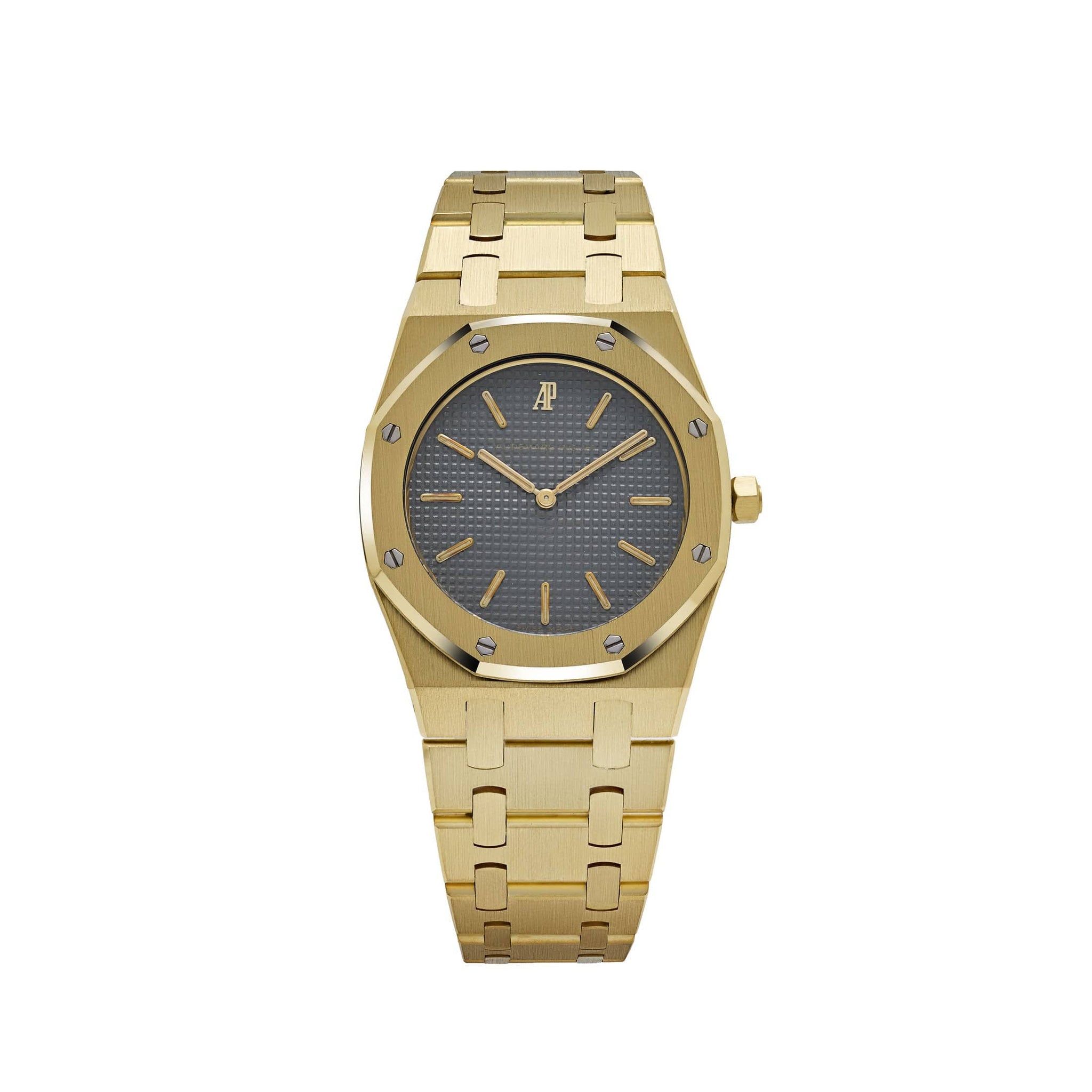 Audemars Piguet Royal Oak 56303BA 'Ladies' Yellow Gold Grey Dial Quartz