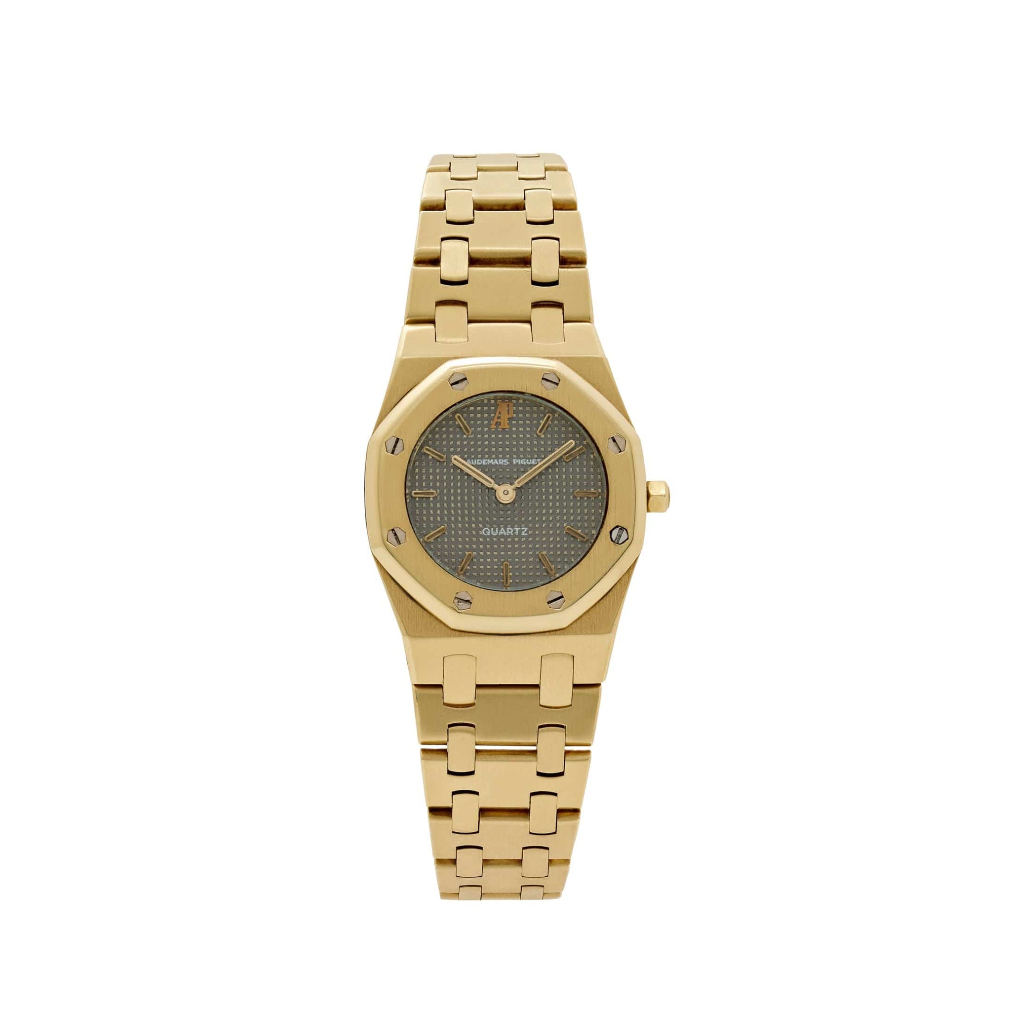 Audemars Piguet Royal Oak 6007BA Vintage 'Ladies' Yellow Gold Grey Dial Quartz