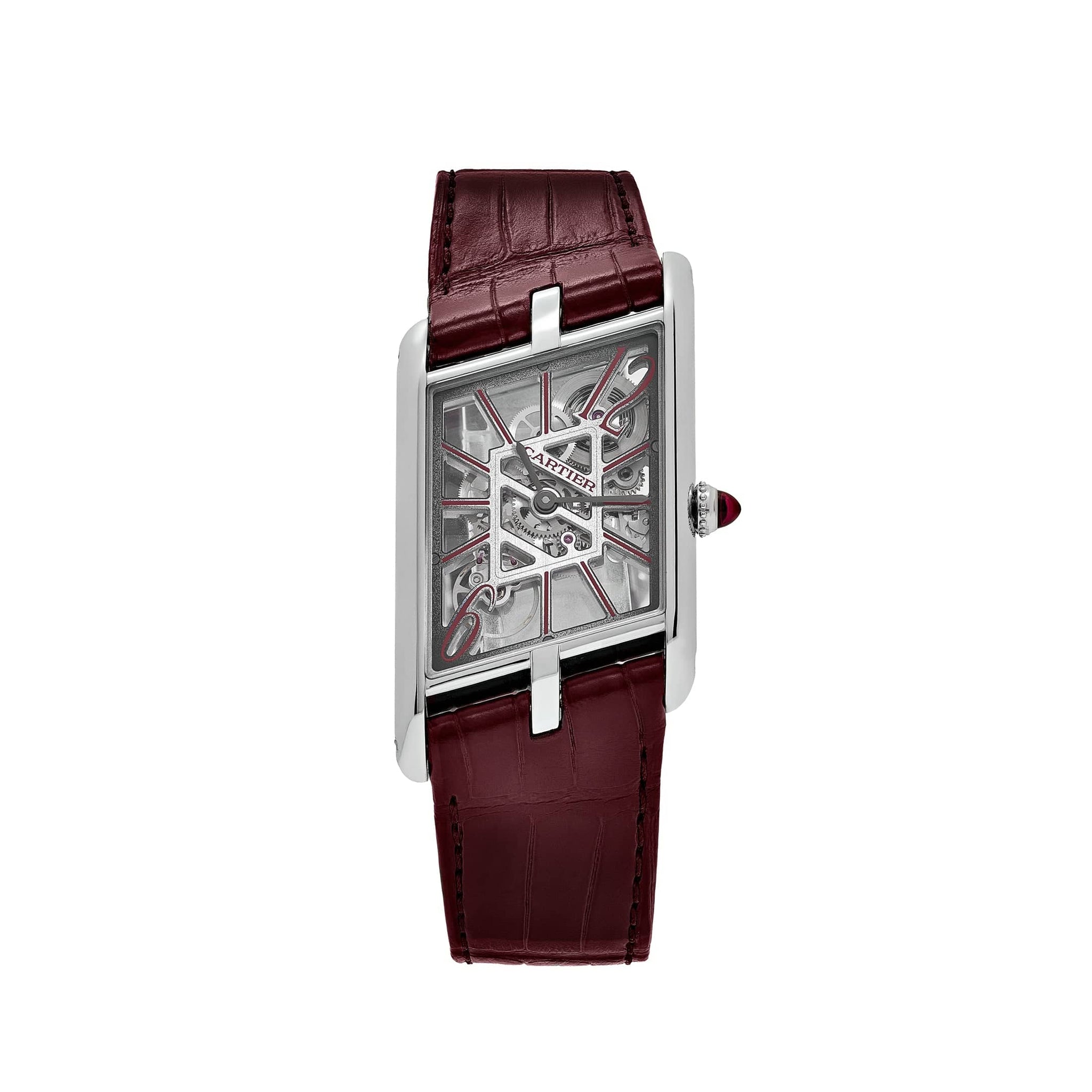 Cartier Tank Asymétrique Large WHTA0023 'Temple Edition' Platinum Skeleton Dial Limited Edition of 60 (2025)