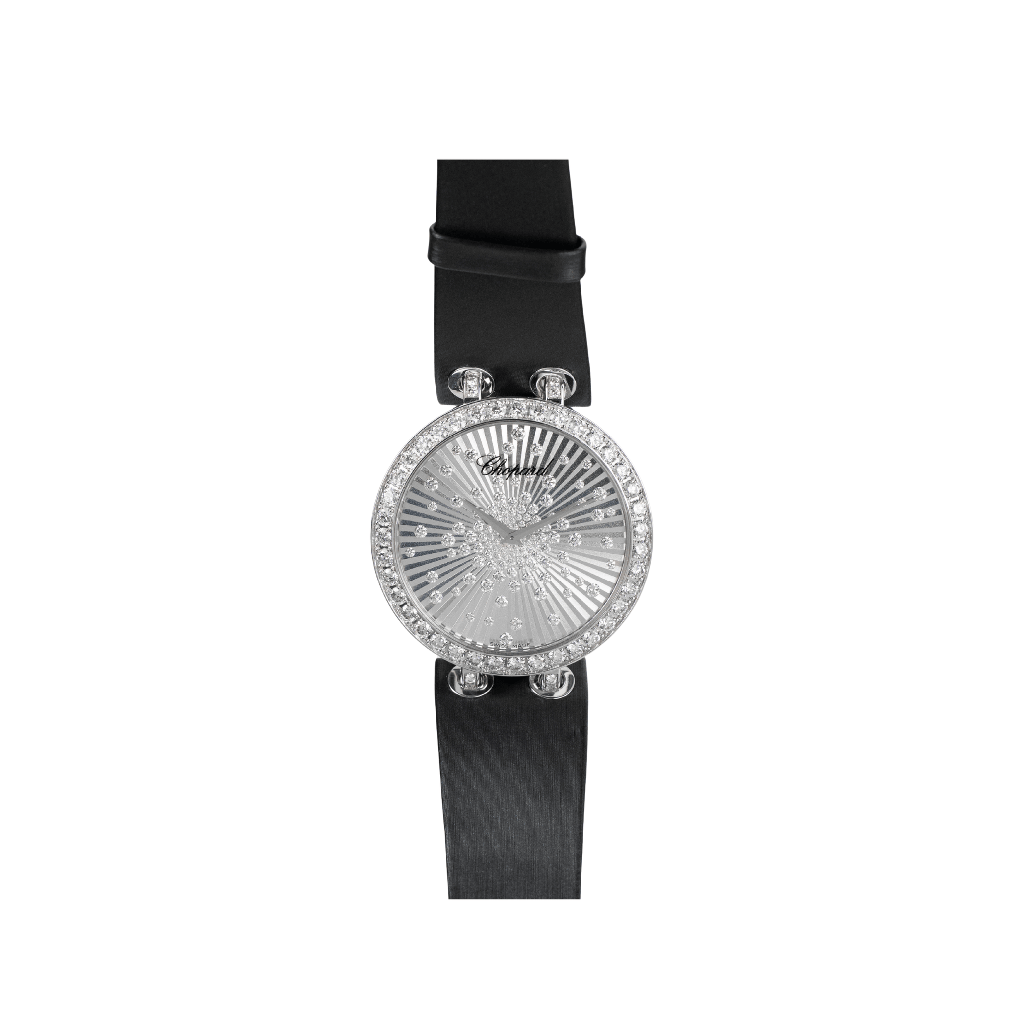 Chopard Xtravaganza 134235-1004 'Ladies' White Gold Silver Diamond Dial Diamond Bezel Quartz