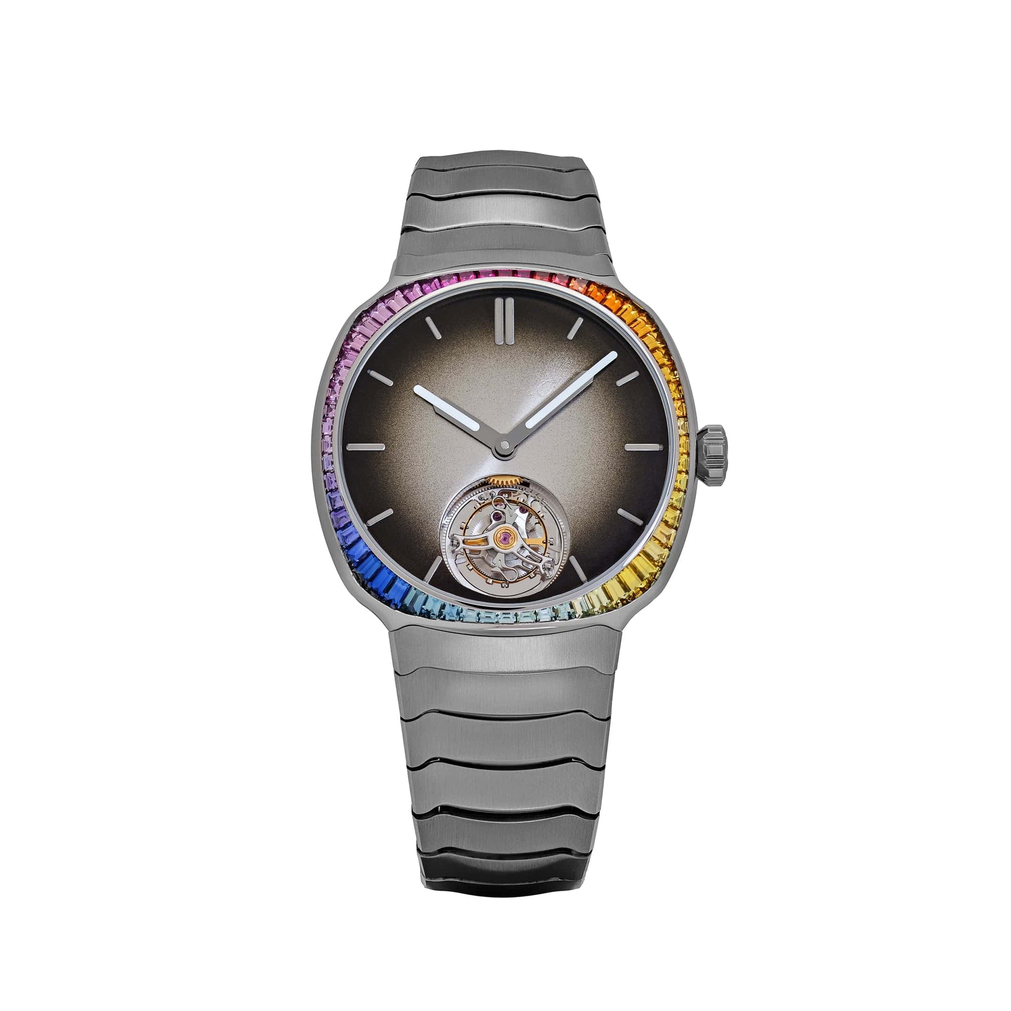 H. Moser & Cie 6804-1201 Streamliner Tourbillon Stainless Steel Fumé Dial (2023)