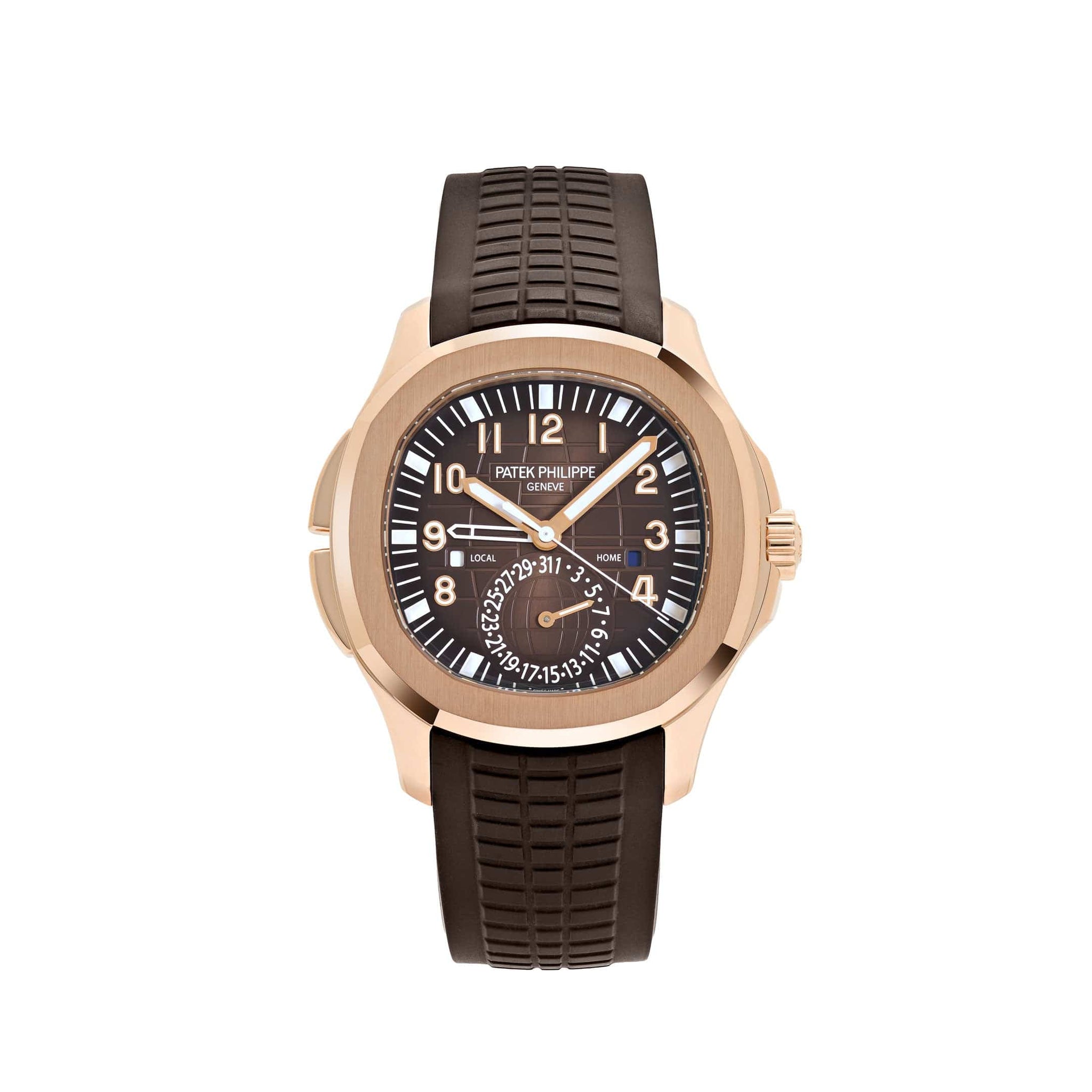 Patek Philippe Aquanaut 5164R-001 Travel Time Rose Gold Brown Dial (2024)
