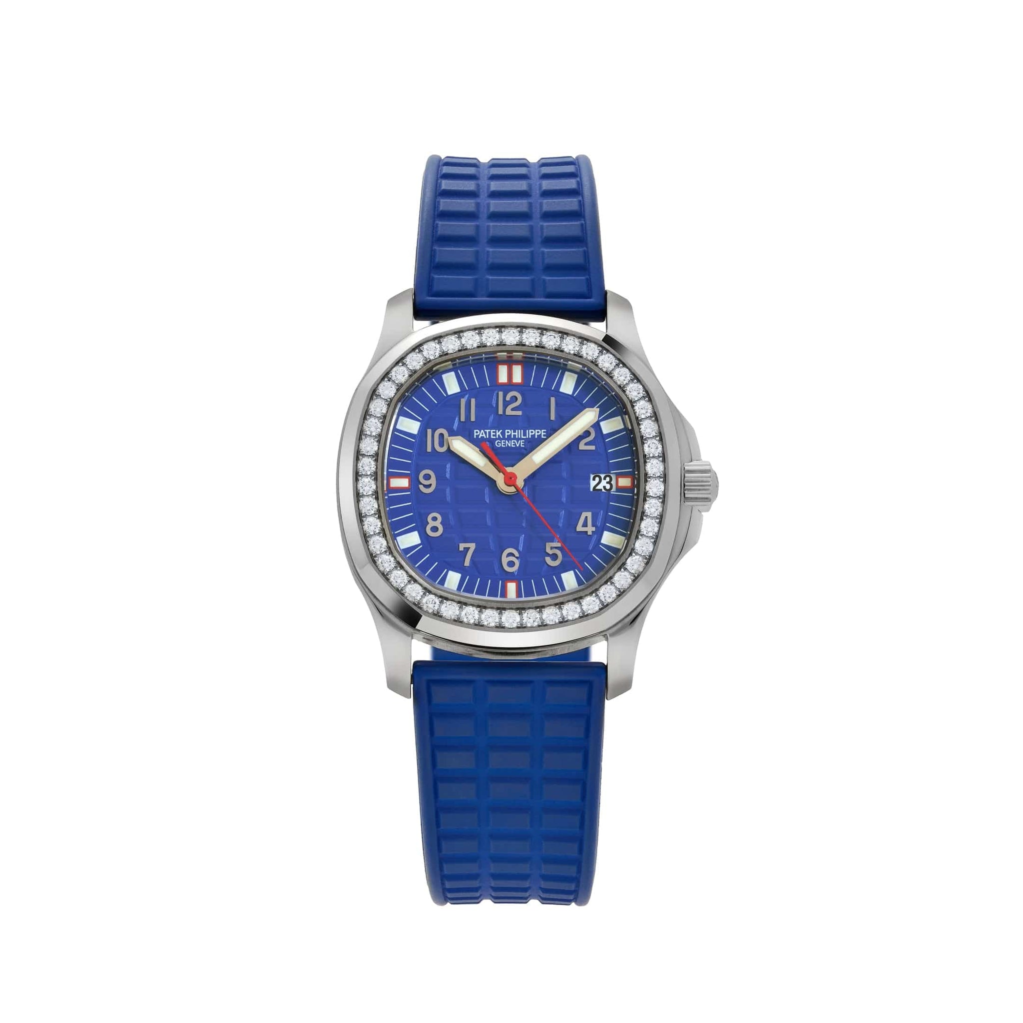 Patek Philippe Aquanaut Luce 5067A-014 'Ladies' Blue Dial Diamond Bezel (2009)
