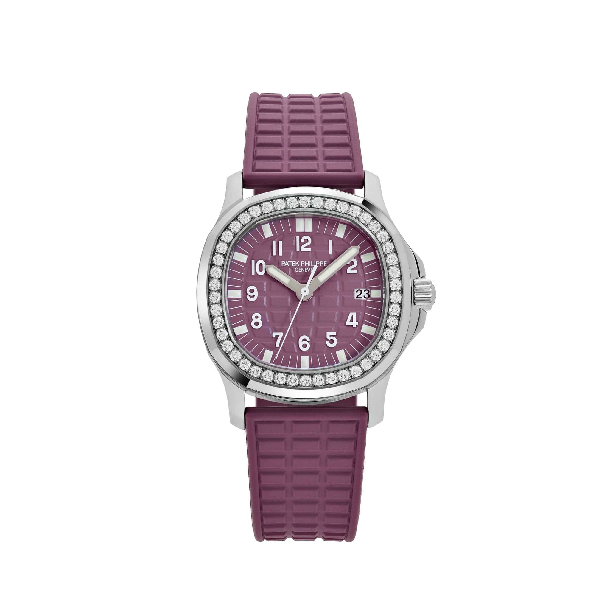 Patek Philippe Aquanaut Luce 5067A-016 'Ladies' Stainless Steel Pink Dial Diamond Bezel (2006)