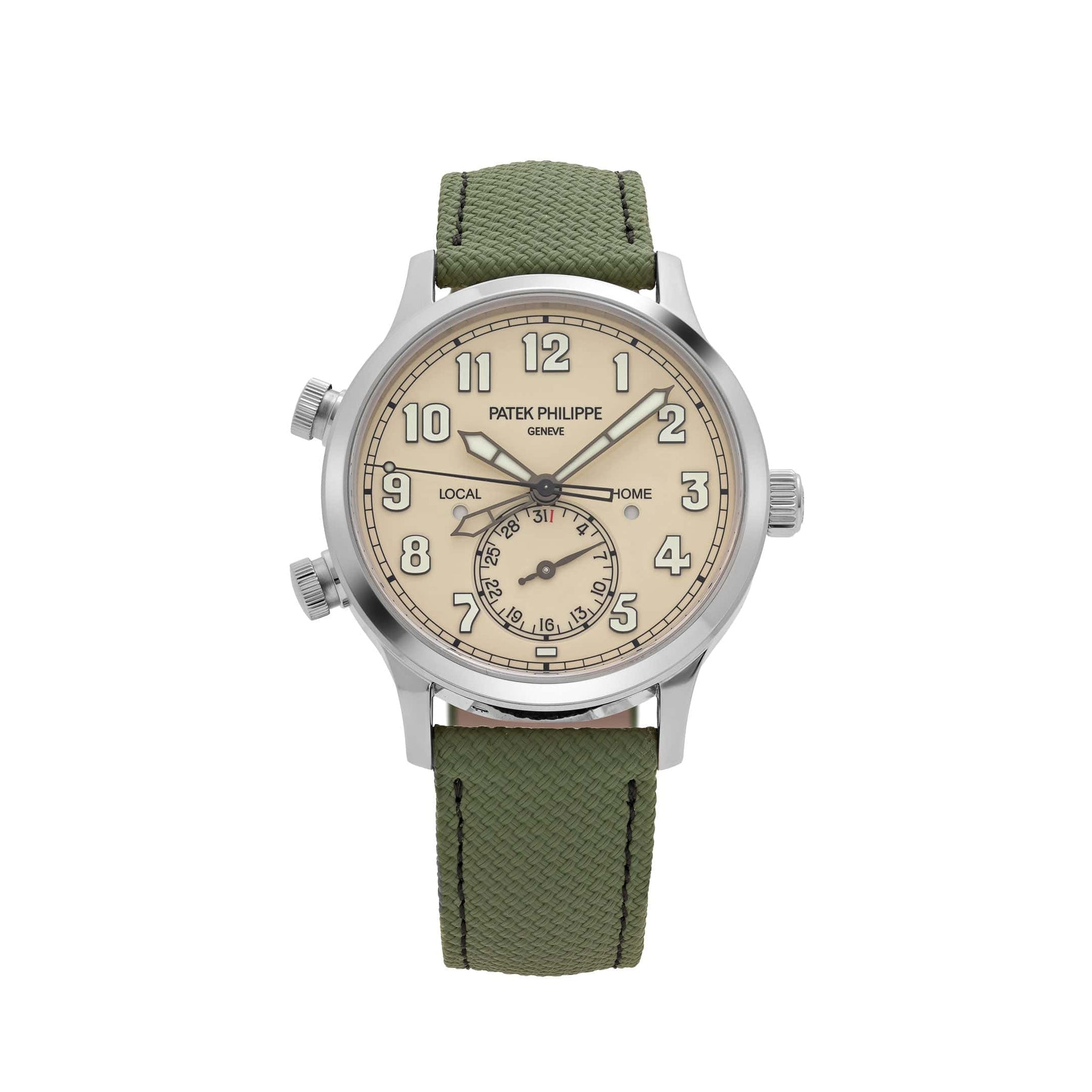 Patek Philippe Calatrava 5524G-010 'Pilot' Travel Time White Gold Ivory Dial (2025)