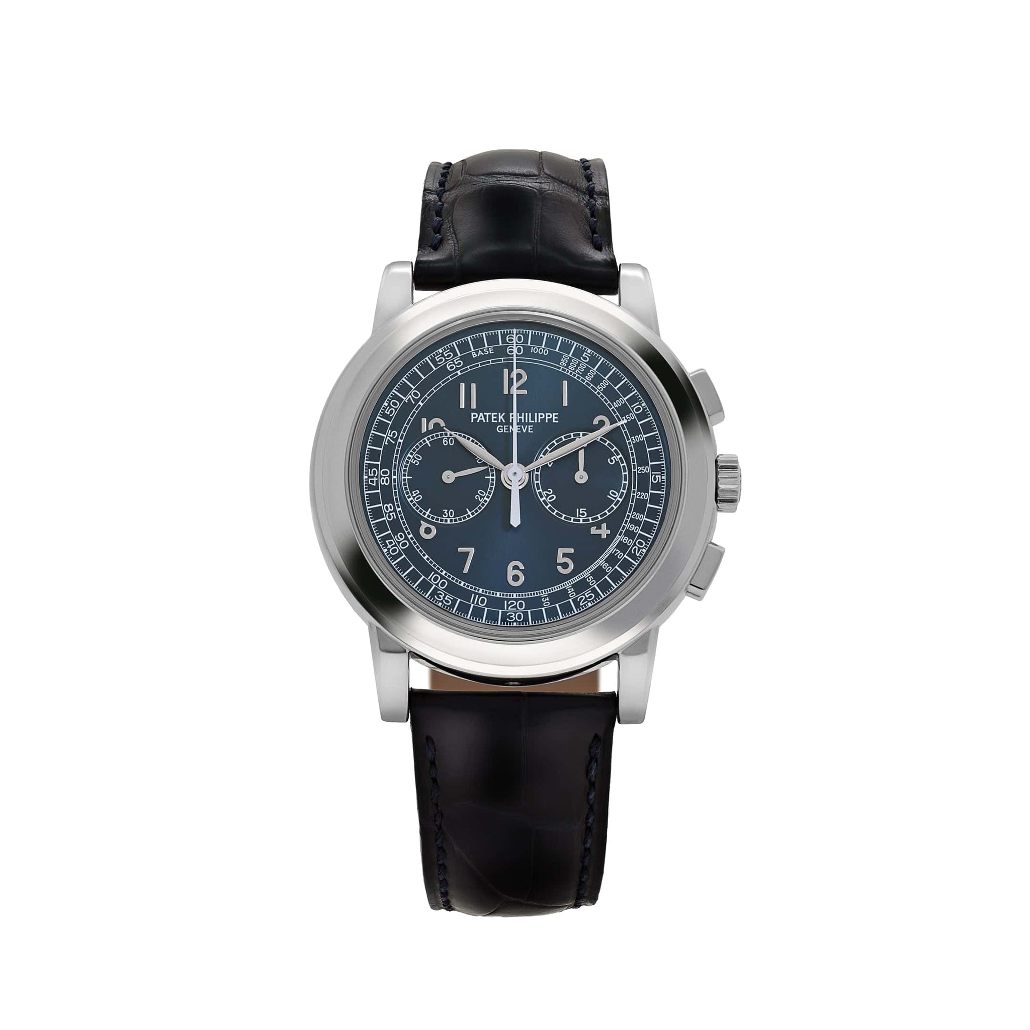 Patek Philippe Complications 5070P-001 Chronograph Platinum Blue Dial (2008)