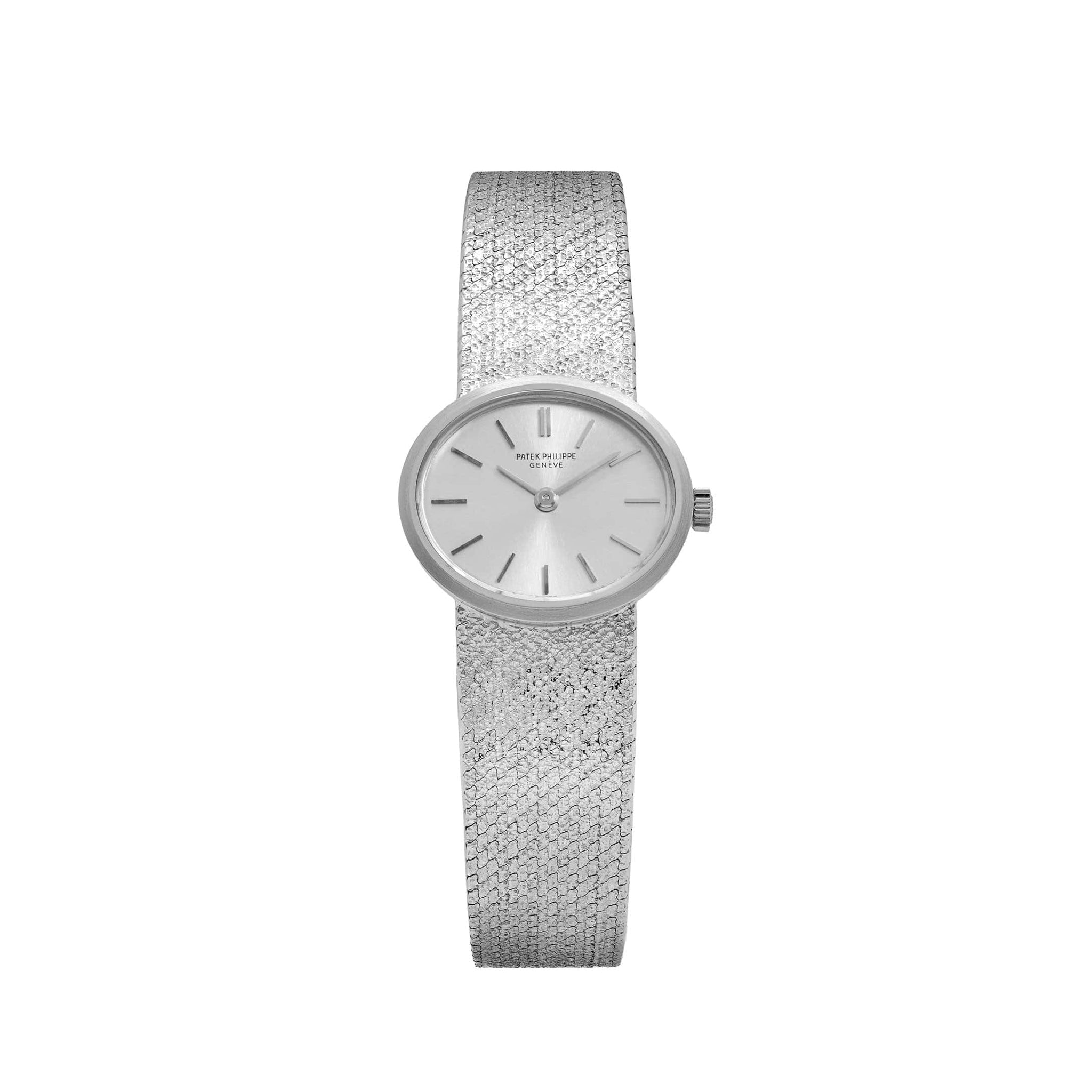 Patek Philippe Ellipse 3349 White Gold Silver Dial