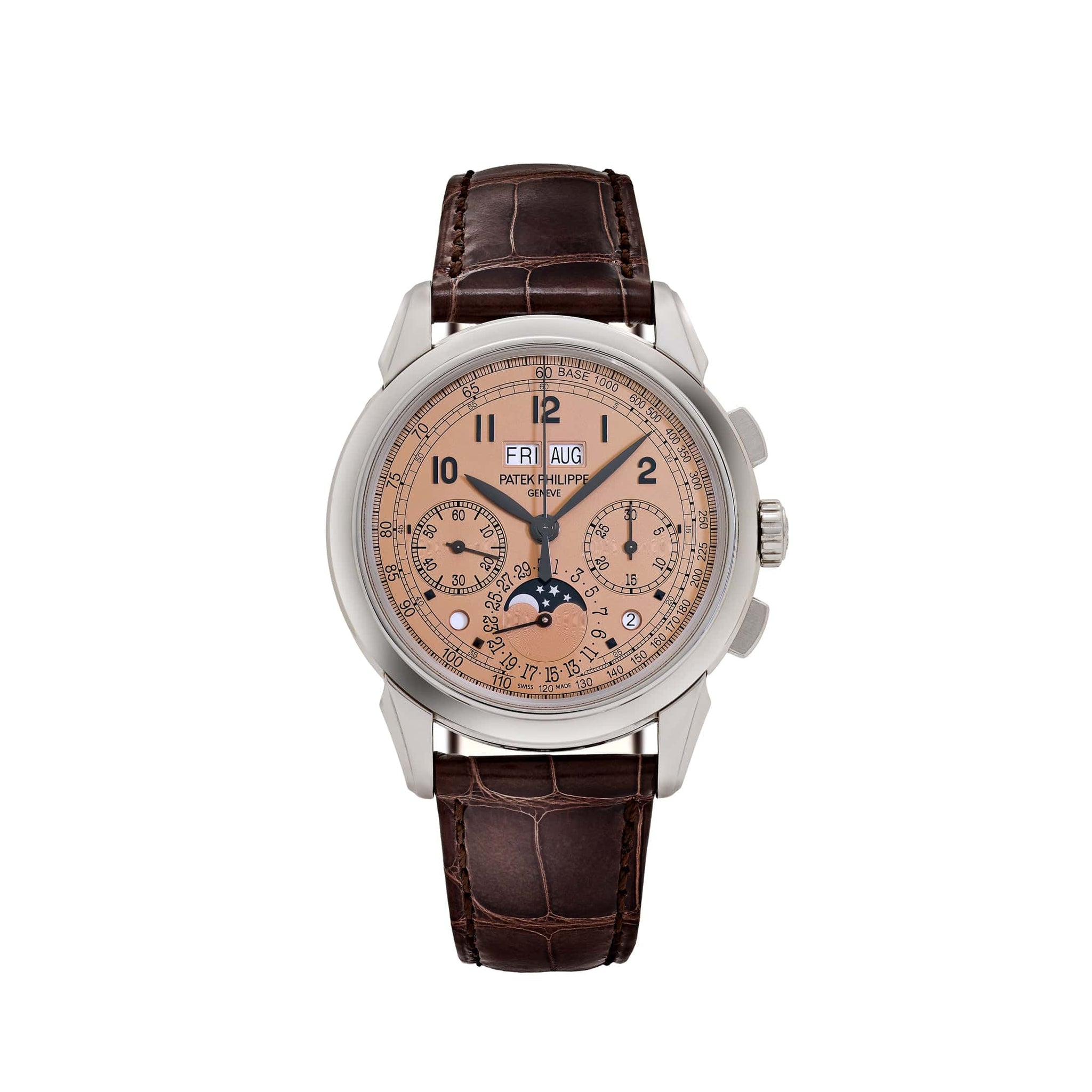 Patek Philippe Grand Complications 5270P-001 Perpetual Calendar Chronograph Platinum Salmon Dial (2021)