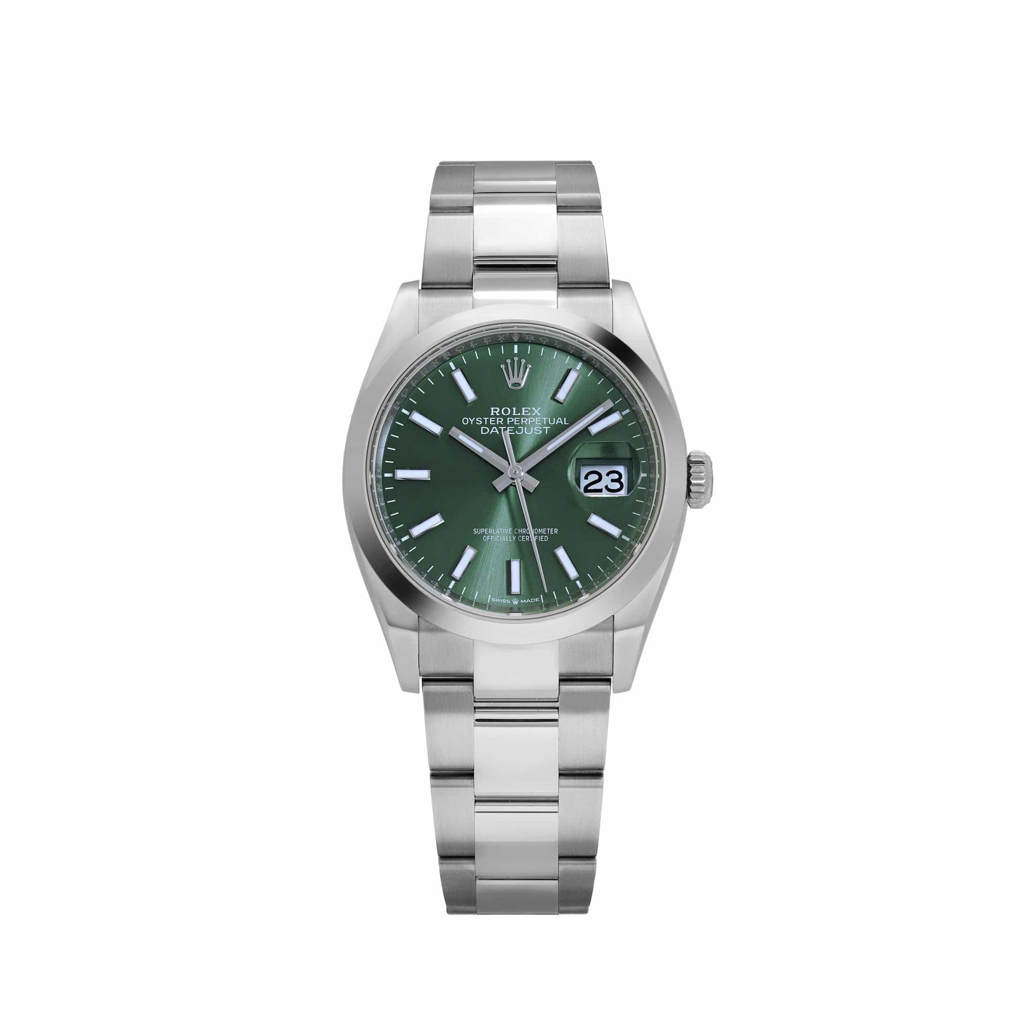Rolex Datejust 36 126200 Stainless Steel Mint Green Dial Oyster (2023)