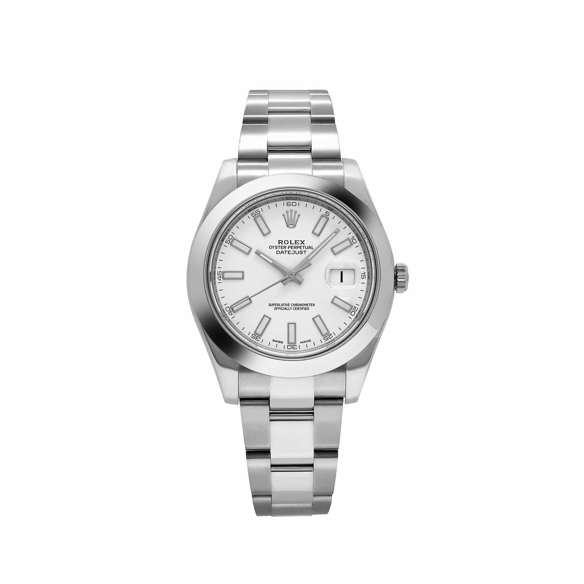 Rolex Datejust II 116300 Stainless Steel White Dial Oyster (2017)