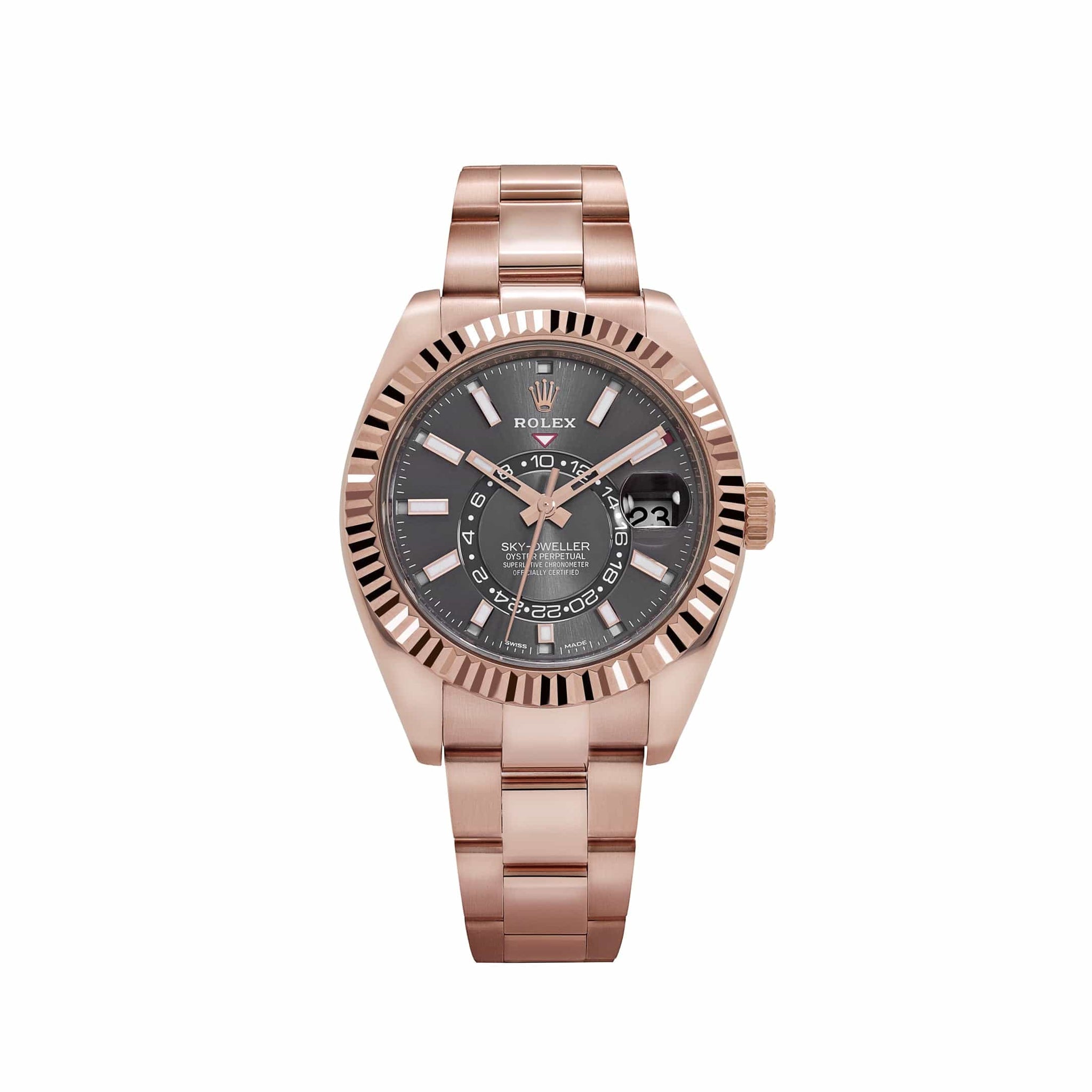 Rolex Sky-Dweller 326935 Rose Gold Rhodium Slate Grey Dial (2021)